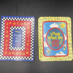 School Days Magnetic Photo Frame Set - "Look What My Kid Did" & "Things To Do"