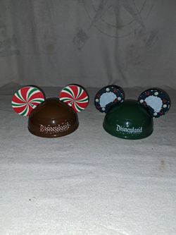 2 New Disney Plastic Christmas Ice Cream Bowls For 1 Price (Christmas & Gingerbread)