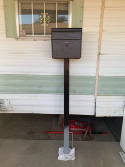 locking mailbox with steel