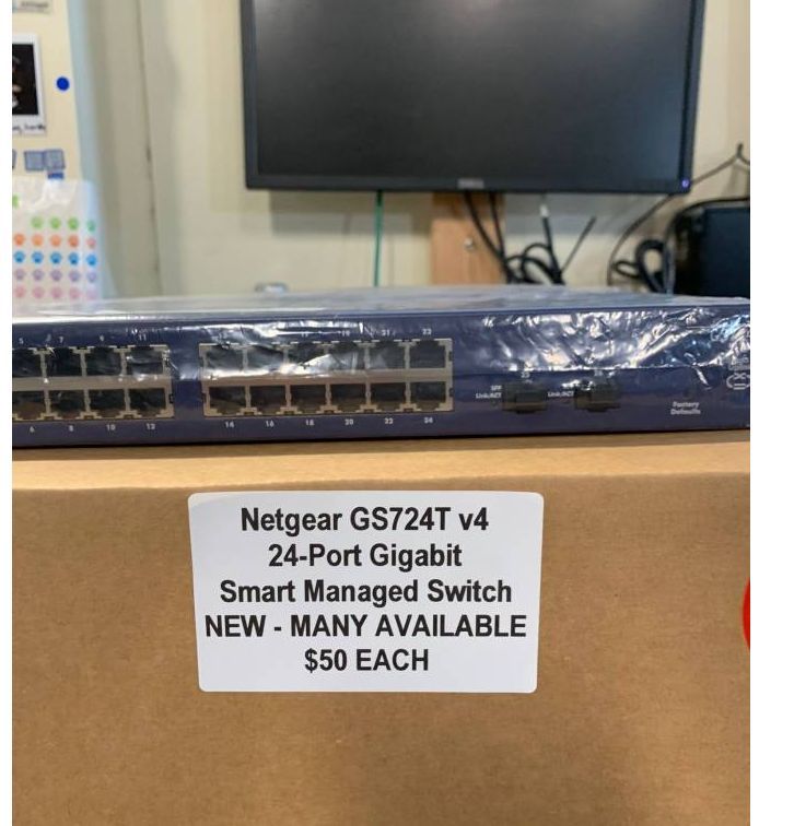 Netgear GS724T v4 24-Port Smart Gigabit Switch