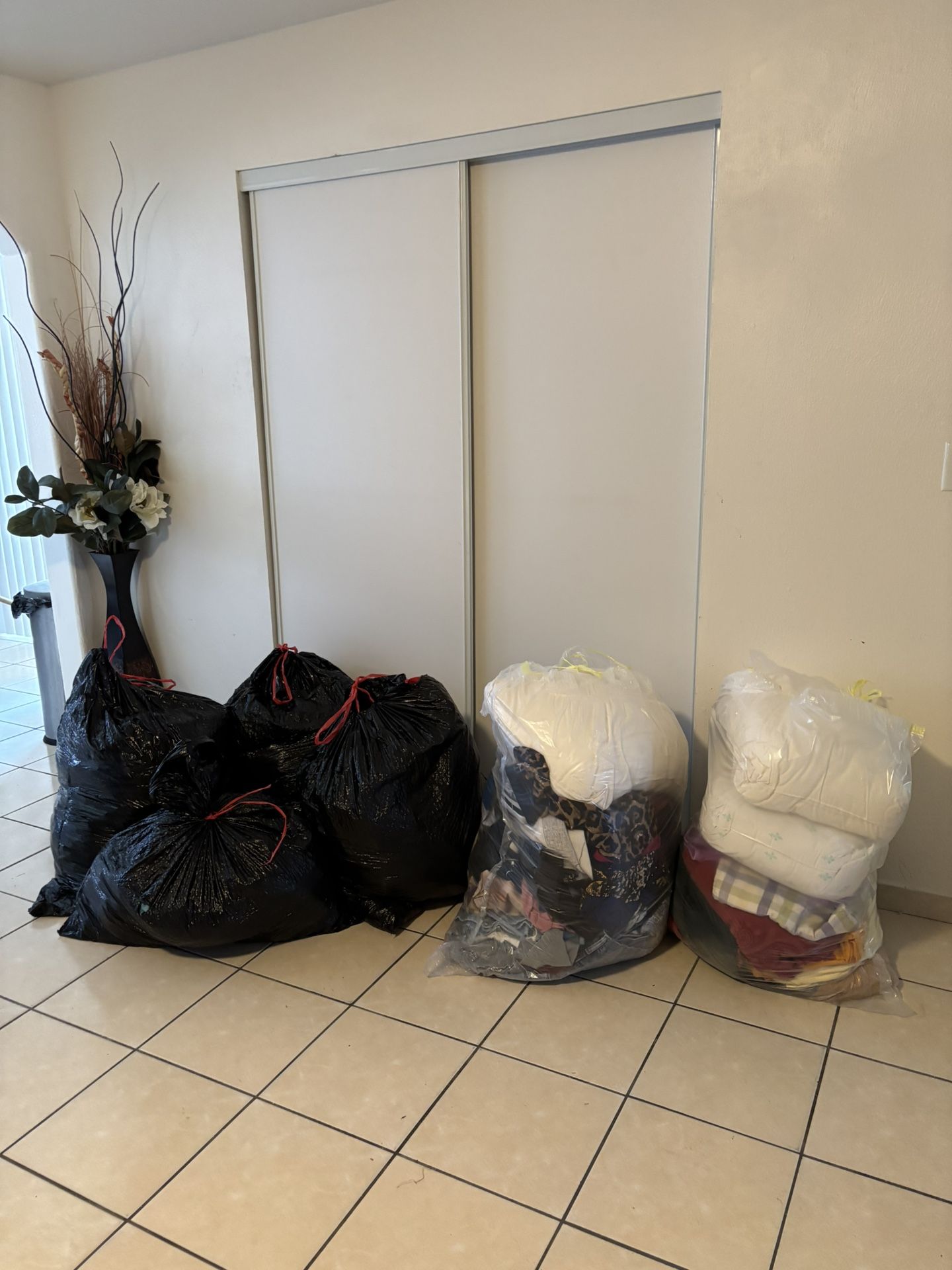 6 Bags Full Of Cloths And More