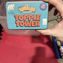 world's tiniest Jenga 