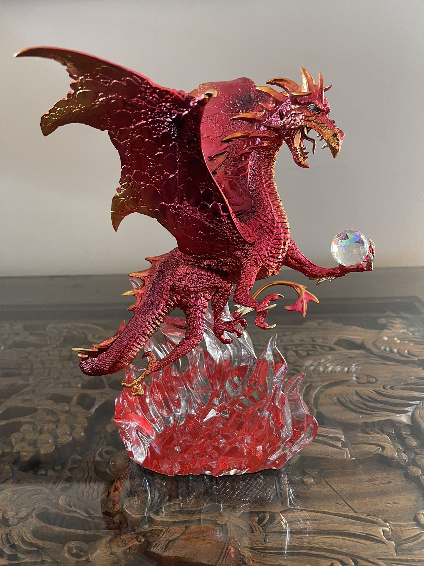 Collectible Michael Whelan Dragon Sculptures By Franklin Mint