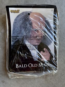 Bald Old Man Wig