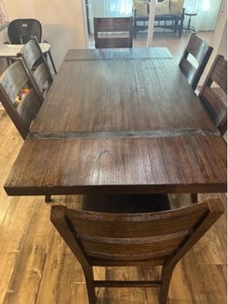 6 chair dining table