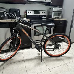 Mongoose (Grey+Orange) Bike/Bicycle