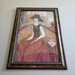 Ludmila Curilova Le Chapeau Framed Print  43" x 31"


