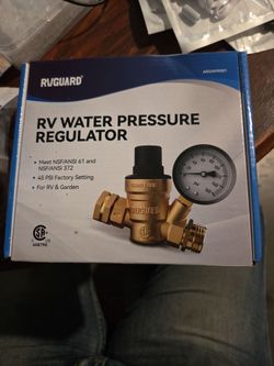 Brand new unopened r v water pressure regulator