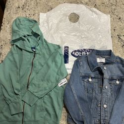 Old Navy Girls Jacket And Hoodie - Youth Small