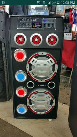 Bocinas karoke con Bluetooth