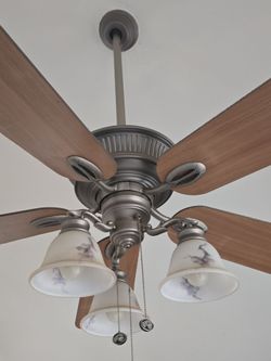Ceiling Fan with Light Kit Disassembled