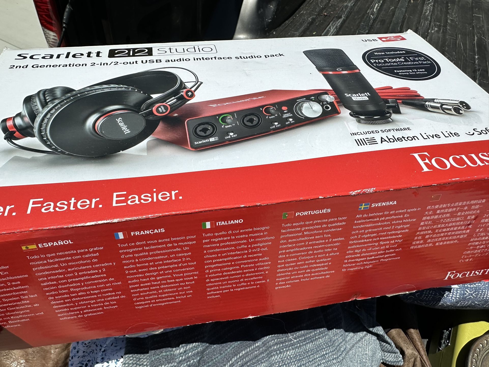Interface And Headphones