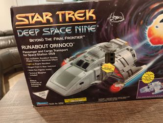 ​Huge 1990s Star Trek Playmates Lot - 20 NIB Figures & DS9 Runabout Orinoco Vehicle
