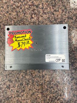 Kenwood Class D Mono Amp