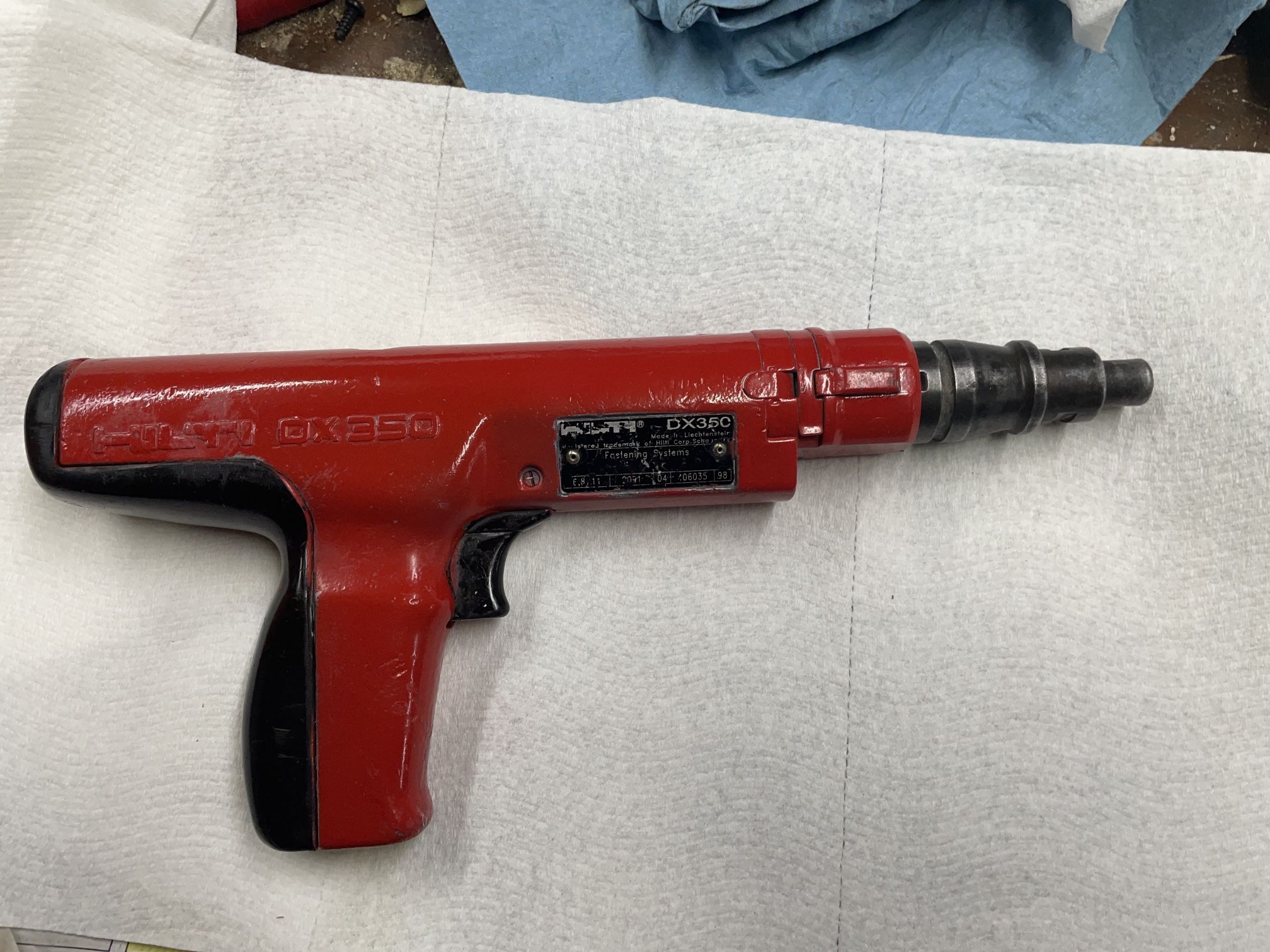 Hilti Powder actuated nailer