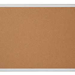 New In Box, 24" By 36" Cork Bulletin Board 