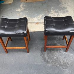 Two Kitchen Stools 