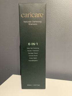 CariCare Naturally Gray Reducing Shampoo Hypoallergenic Hair Darkening Shampoo