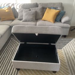 Sectional Sofa And Ottoman