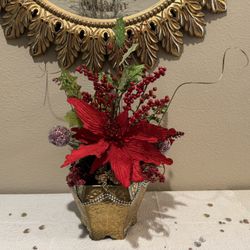 Christmas Vase Flower Arrangement 