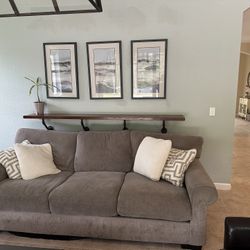 Grey Living Spaces Sofa & Loveseat