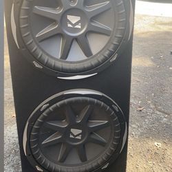2 12 Inch Subwoofers