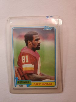81 Topps Art Monk Rookie