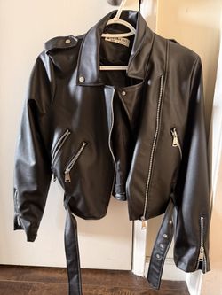 Faux Leather Jacket From A Boutique
