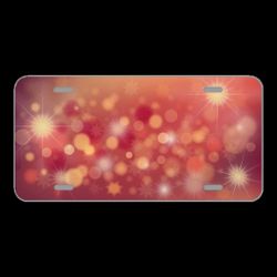 License Plate Novelty Car Front Christmas Decoration Holiday Xmas