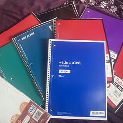 New Spiral Notebooks