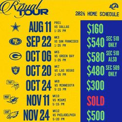 Selling Rams HOME tickets