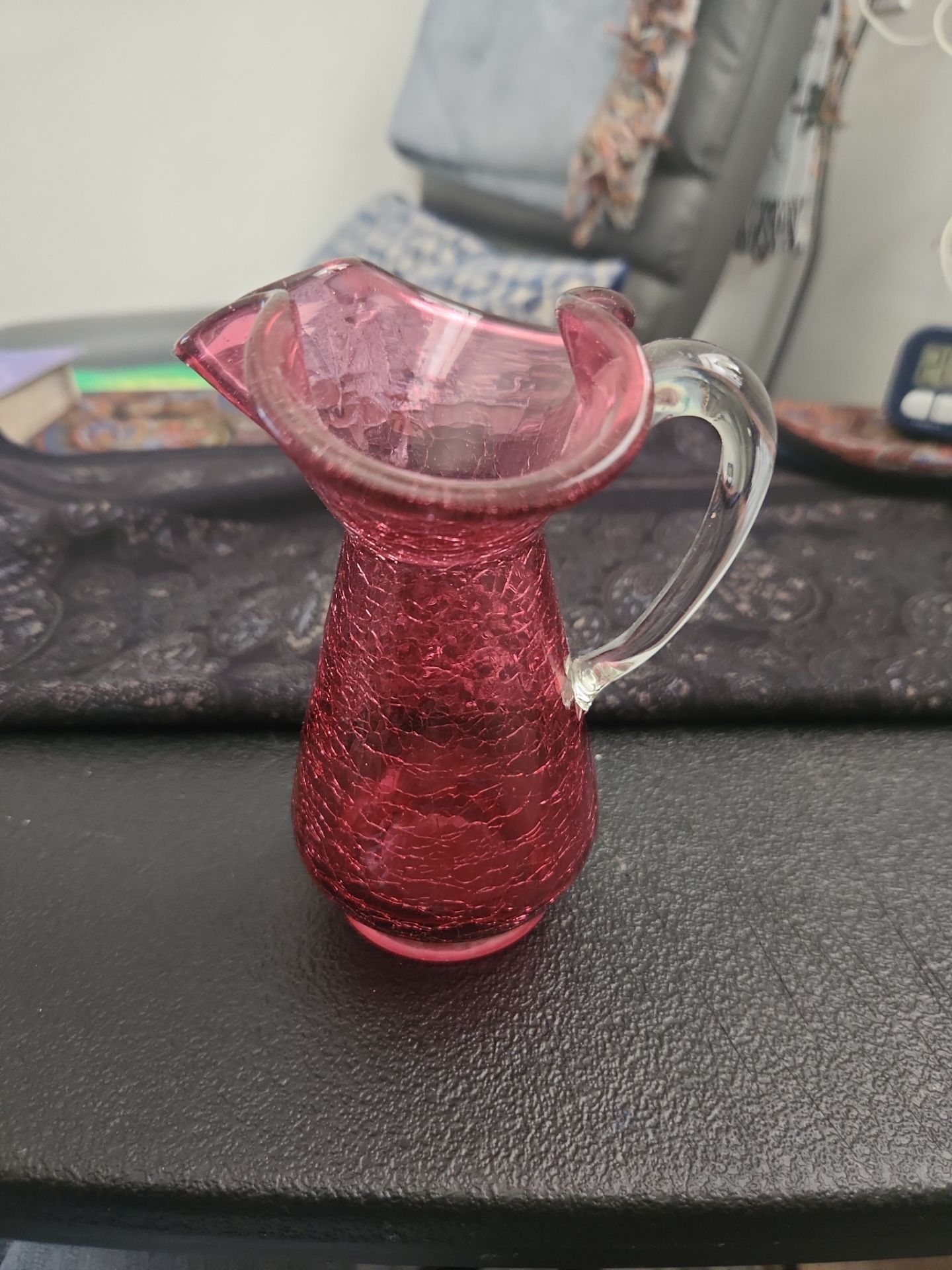 Vintage Crackle Glass