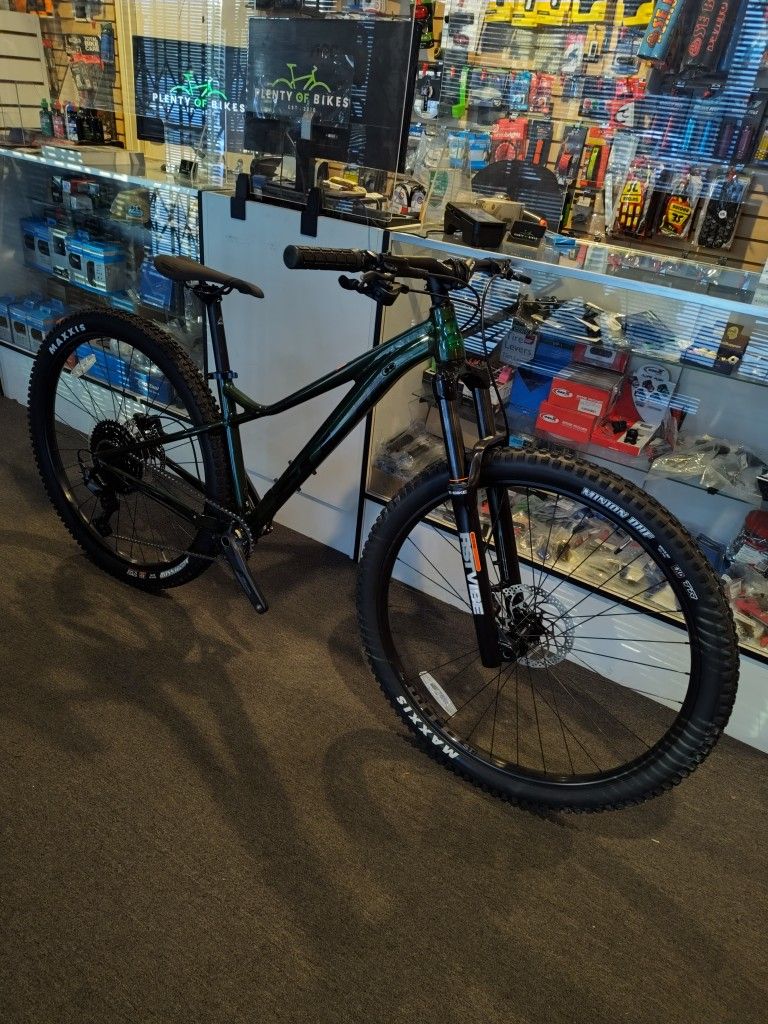 NEW 2025 15" SMALL FUJI BIGHORN 29 1.5 DISC DEEP FOREST GREEN 1X11 HARDTAIL MTN MTB MOUNTAIN BIKE