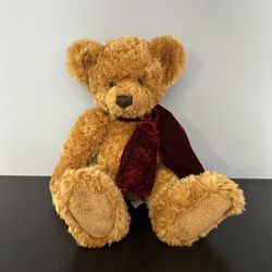 Teddy Bear with red scarf