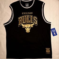 NBA CHICAGO BULLS GOLDEN EDITION STITCHED JERSEY 