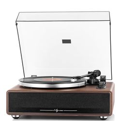 1 by ONE High Fidelity Belt Drive Turntable with Built-in Speakers