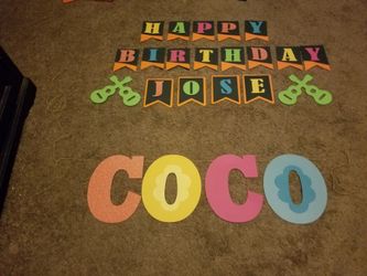 Coco birthday party decorations- banners