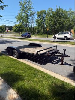 Tandem Axle Flatbed Utility Trailer