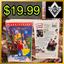 *SEALED* Willy Wonka & the Chocolate Factory VHS (25th Anniversary Edition, 1996)