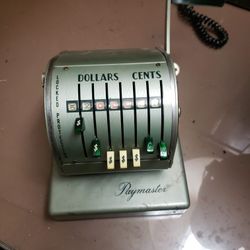 Vintage paymaster