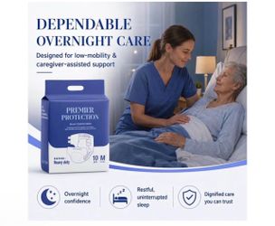 Premier Protection Adult Diapers Medium 10-Pack