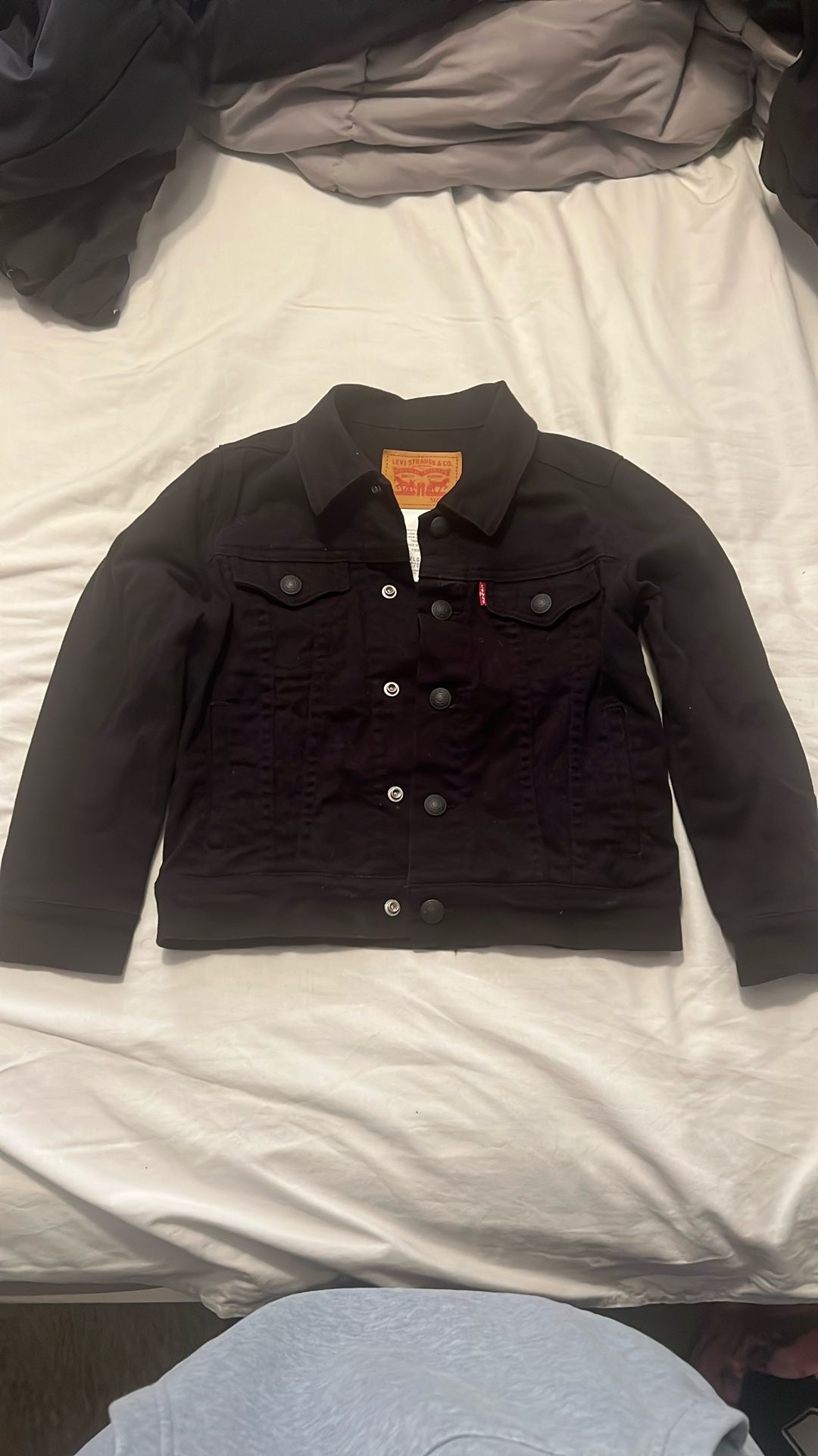 Kids Black Levi’s Jean Jacket