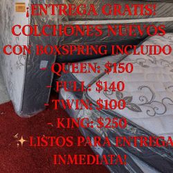 Mattress Pillow Top New 