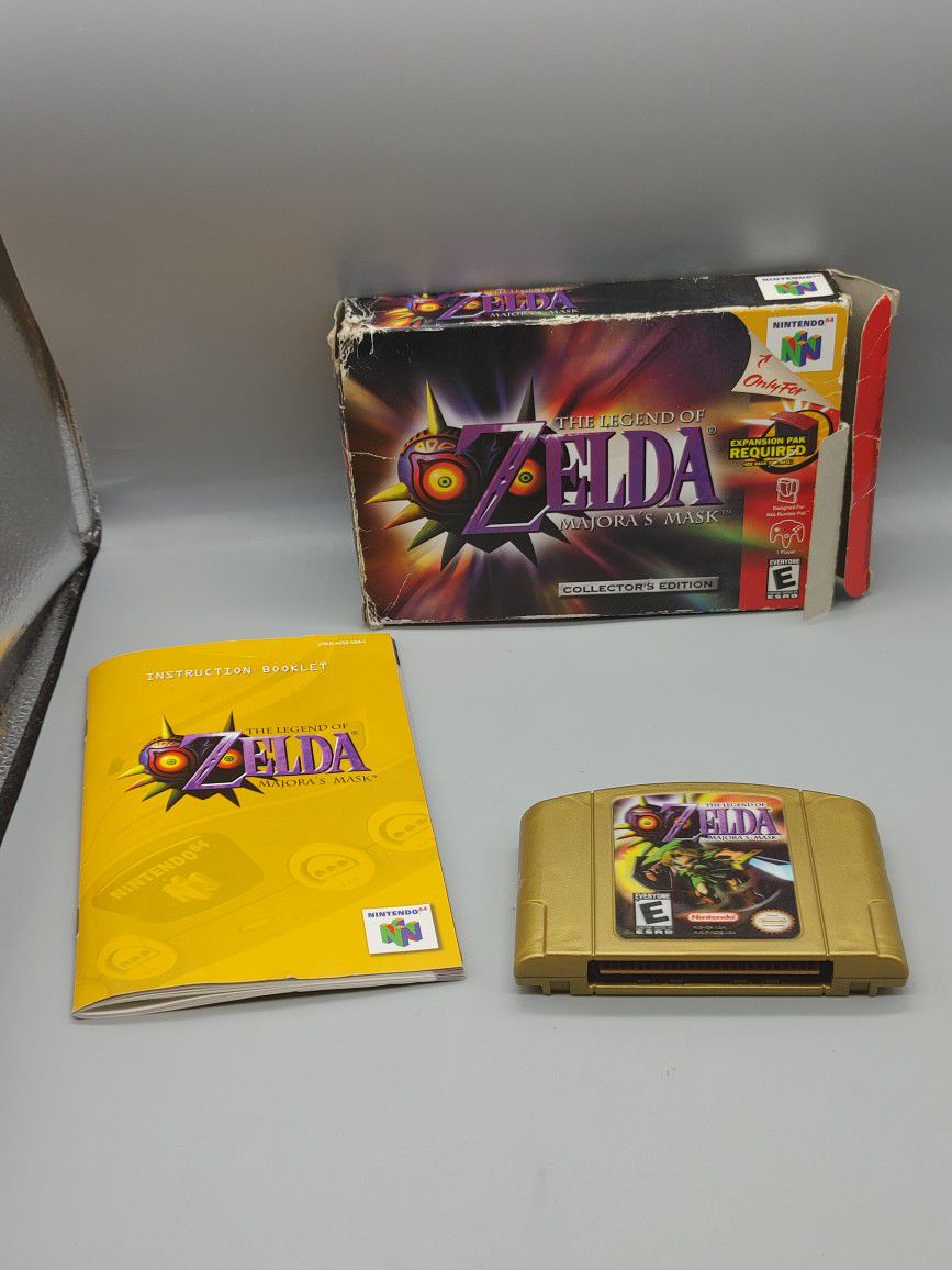 N64 The Legend of Zelda Majora’s Mask Nintendo 64 ~ GAME AND BOX