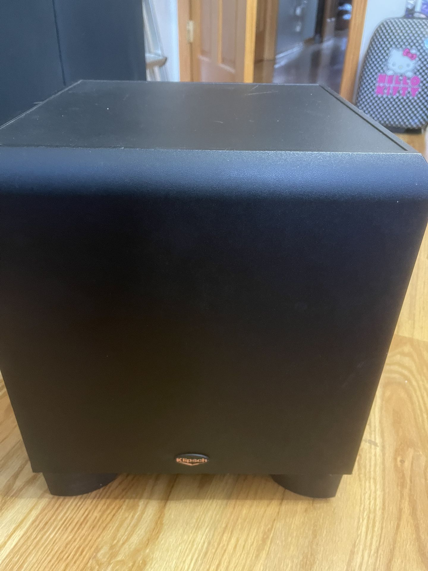 Kliqsch 10 inches subwoofer,everything is working good and very good condition.