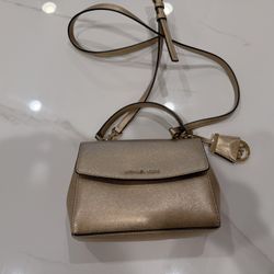 Michael Kors Gold Mini Bag