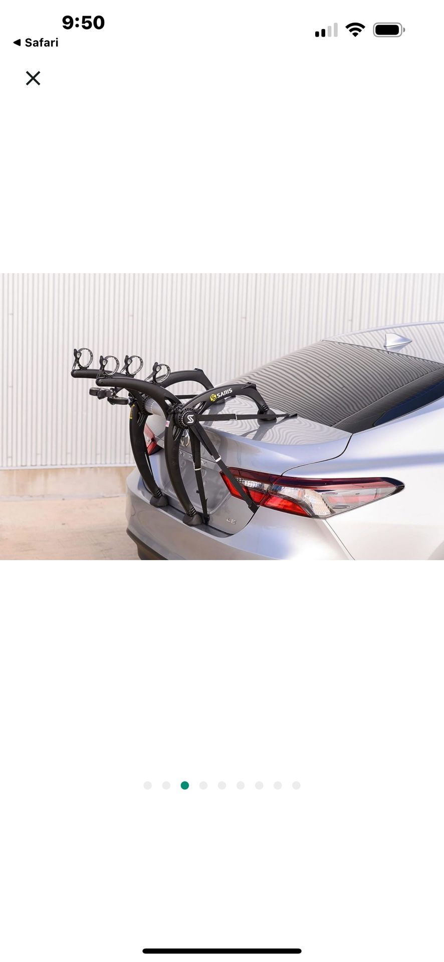 Saris Bones EX 2-Bike Trunk Bike Rack