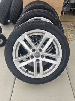 Audi 5-Spoke Wheels with Westlake Tires Set of 4
