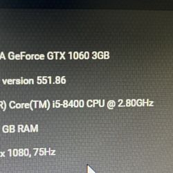 Geforce GTX 1060 3gb