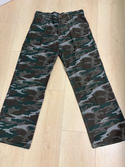 Y2K Camo Print Straight Leg Pants